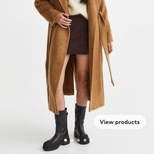 H&M chunky winter fashion boots